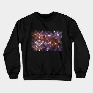 Peach and Purple Nebula Crewneck Sweatshirt